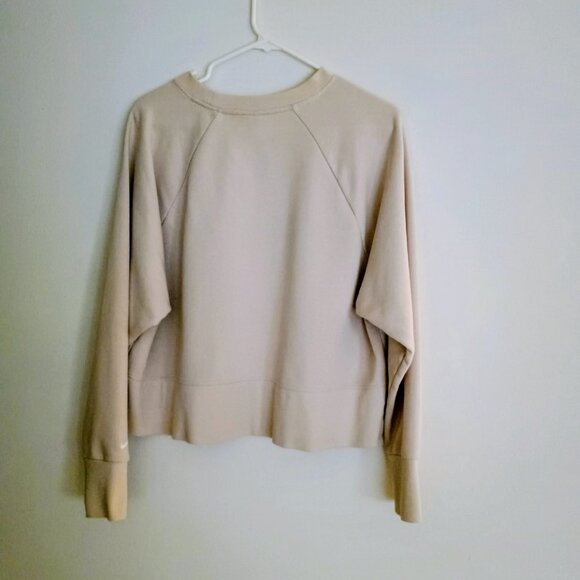 Nike DRI Fit Cream Pullover Sweatshirt - Picture 3 of 8